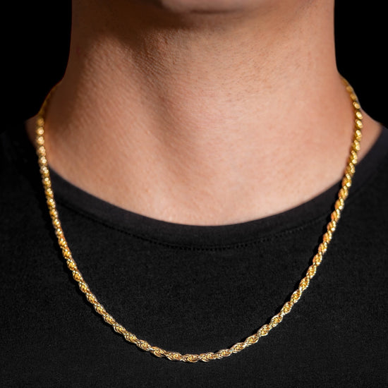 Gold Rope Chain 4mm