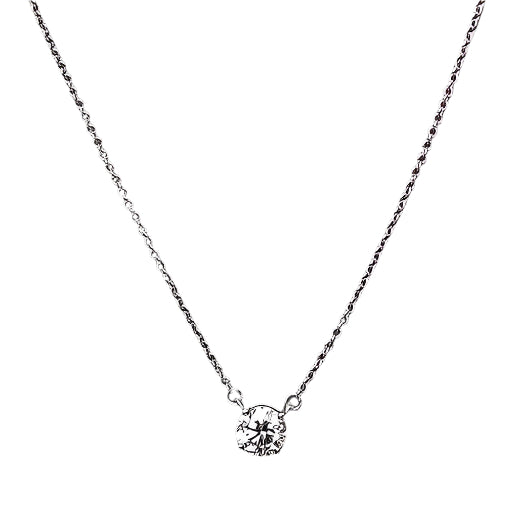 Moissanite Solitaire Necklace