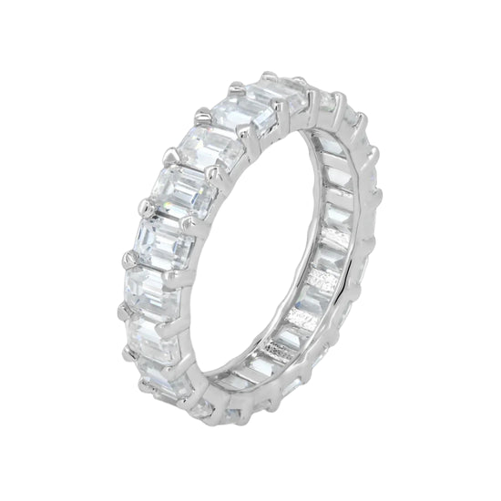 Moissanite Eternity Band