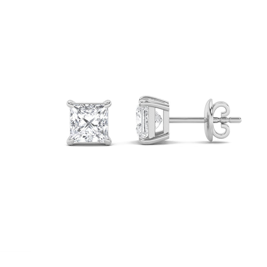 14KW 3.1ctw F+VS+ Lab Grown Diamond Earrings