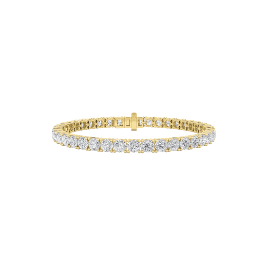 14KY 13ctw F+VS+ Lab Grown Diamond Bracelet