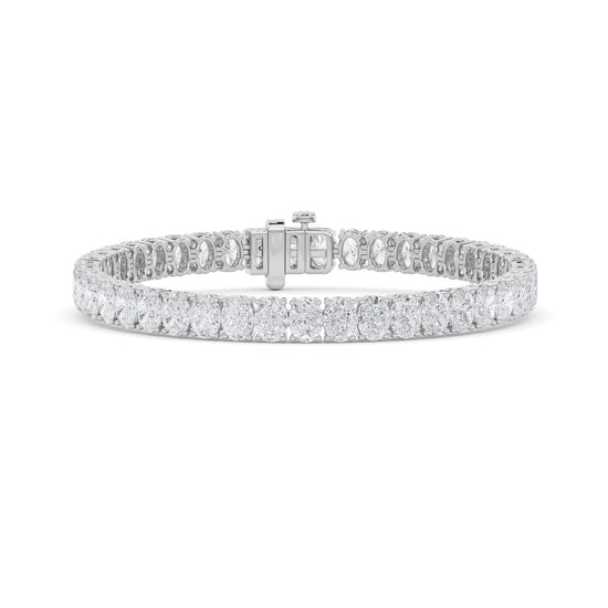 14KW 24ctw F+VS+ Lab Grown Diamond Bracelet