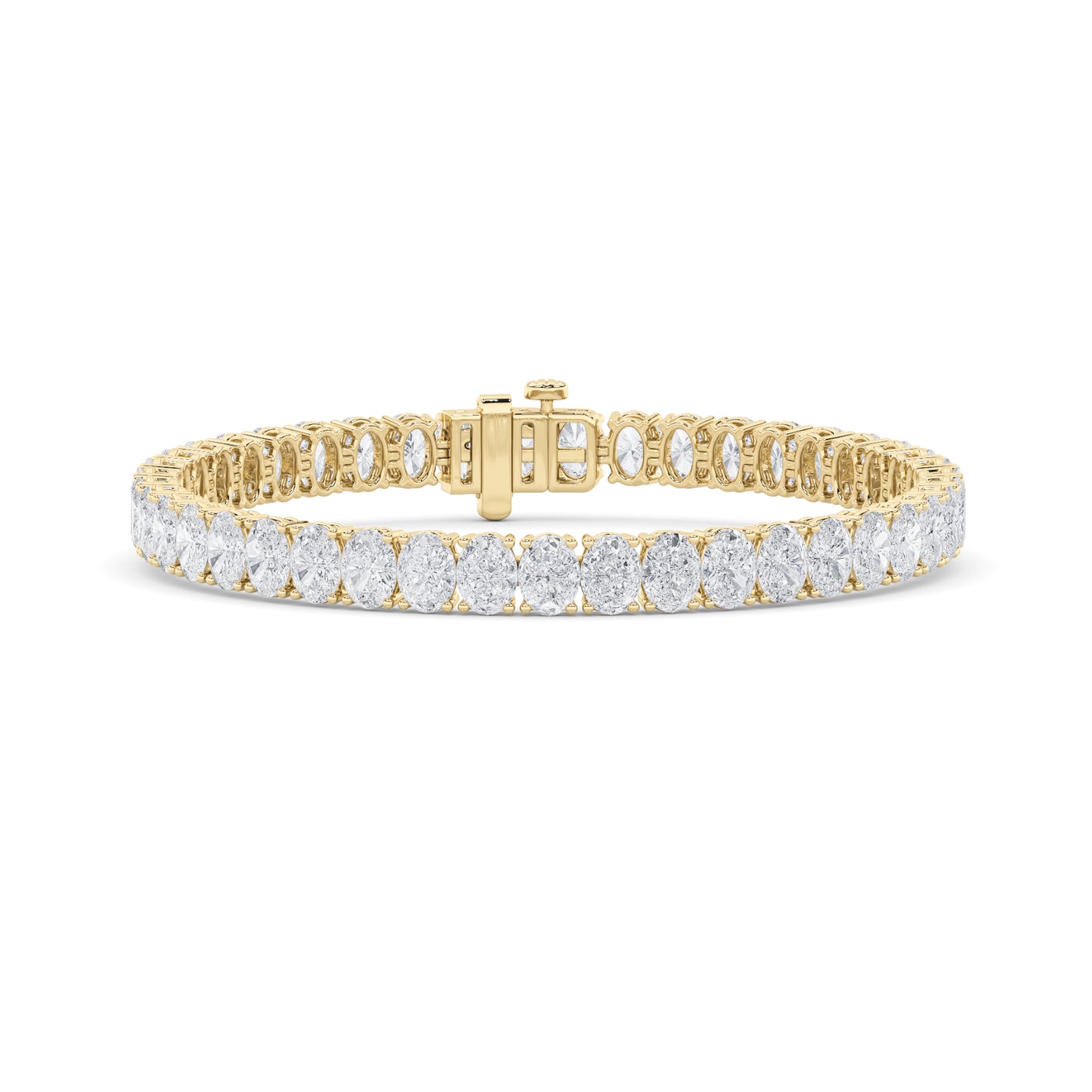 14KY 16.5ctw F+VS+ Lab Grown Diamond Bracelet
