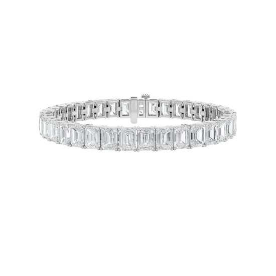 14KW 10ctw F+VS+ Lab Grown Diamond Bracelet