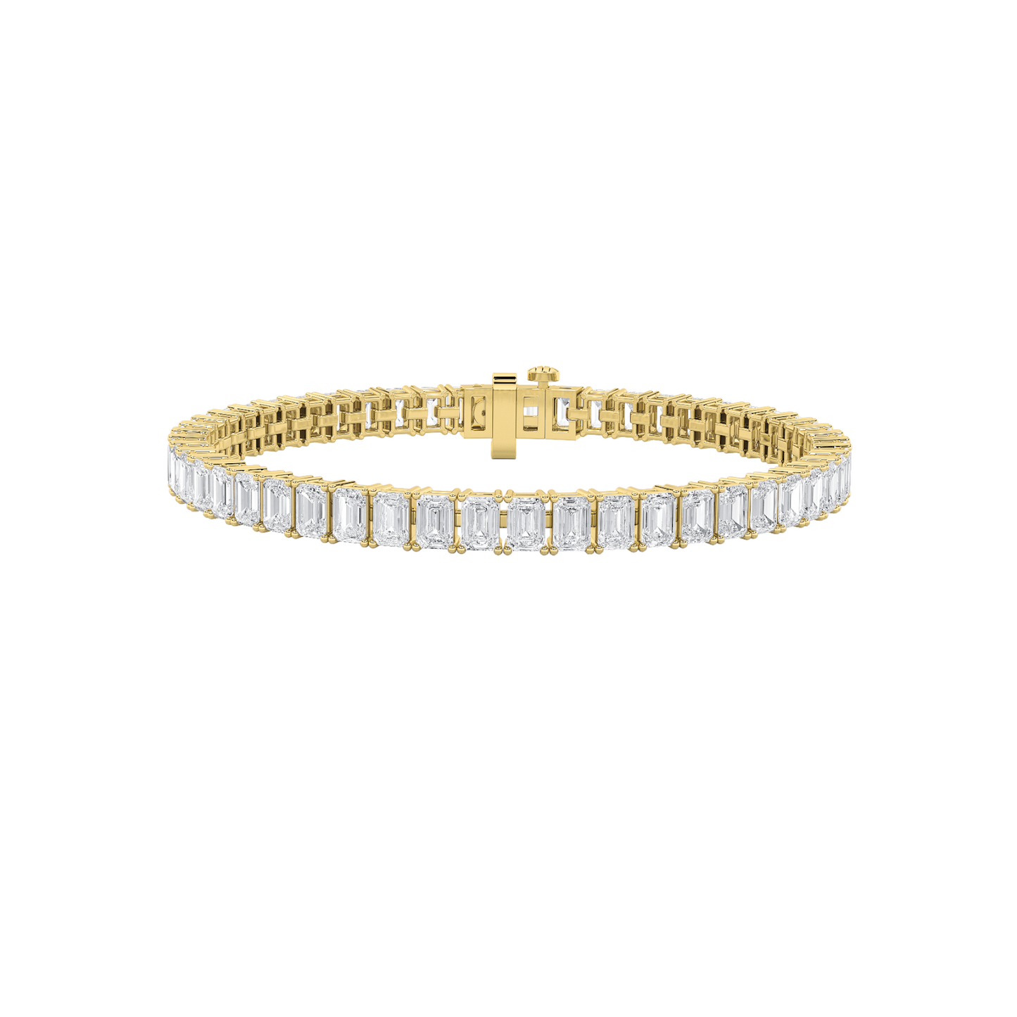 14KY 10ctw F+VS+ Lab Grown Diamond Bracelet
