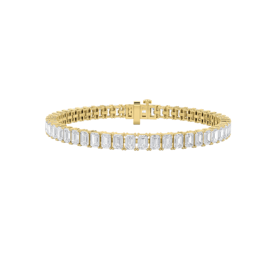 14KY 10ctw F+VS+ Lab Grown Diamond Bracelet