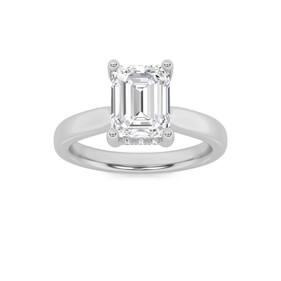 14KW 2ctw F+VVS+ Lab Grown Diamond Ring