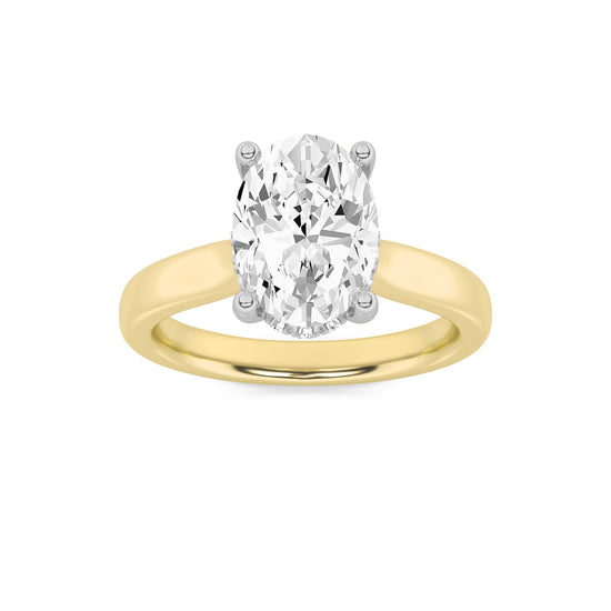 14KYW 2ctw F+VVS+ Lab Grown Diamond Ring
