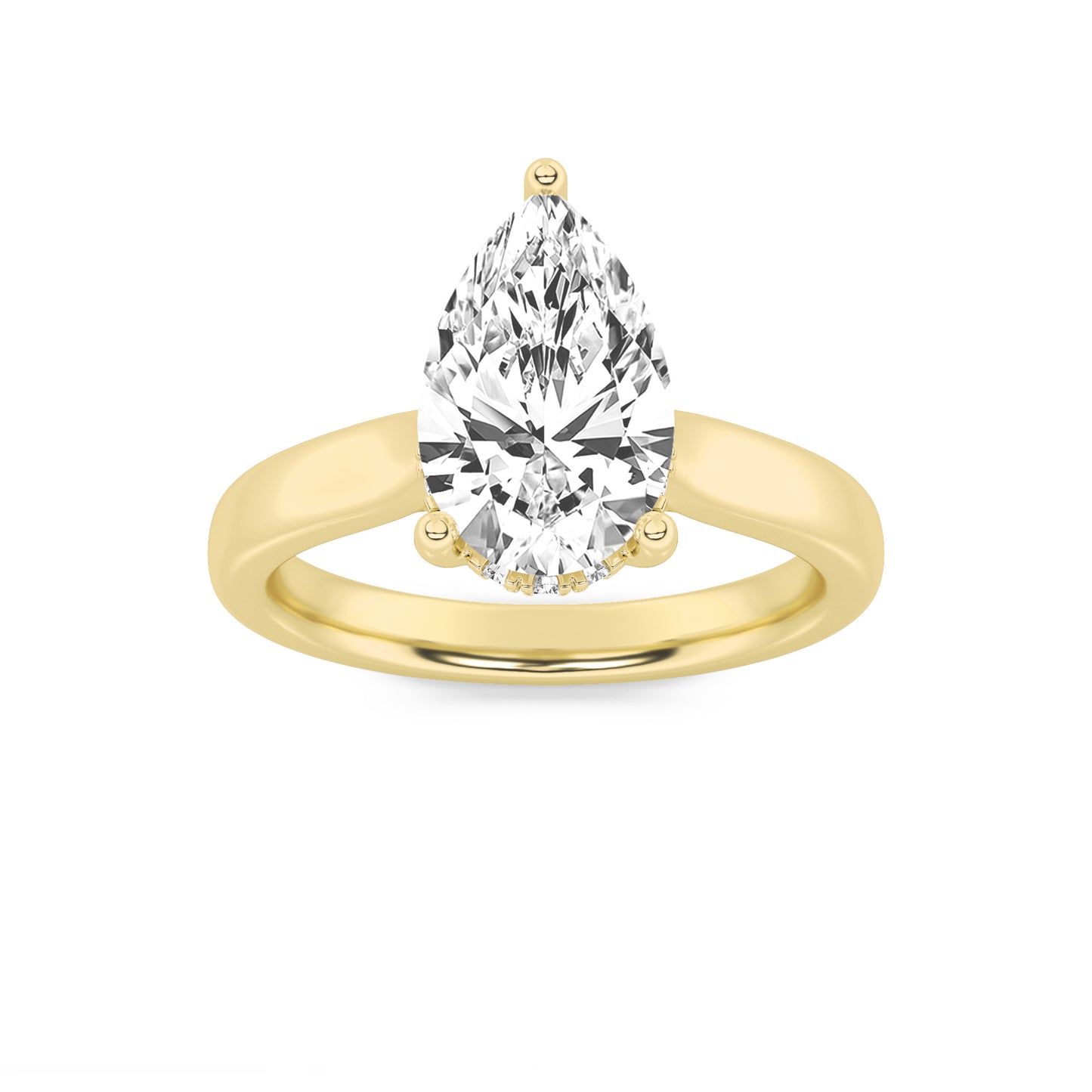 14KY 1.9ctw F+VS+ Lab Grown Diamond Ring