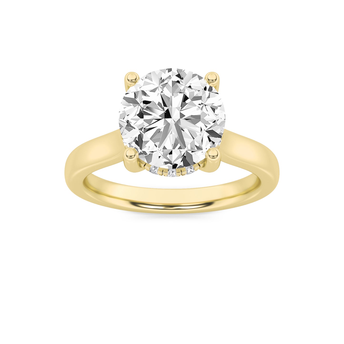 14KY 2ctw F+VS+ Lab Grown Diamond Ring