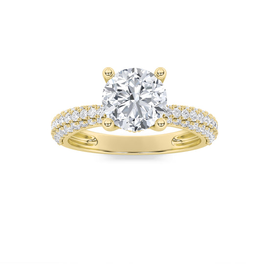 14KY 2ctw F+VS+ Lab Grown Diamond Ring