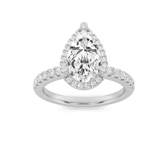 14KW 2ctw F+VS+ Lab Grown Diamond Ring