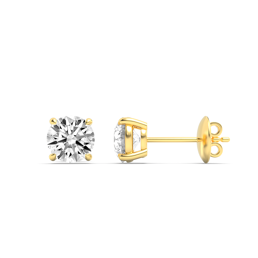 14KY 2ctw F+VS+ Lab Grown Diamond Earrings