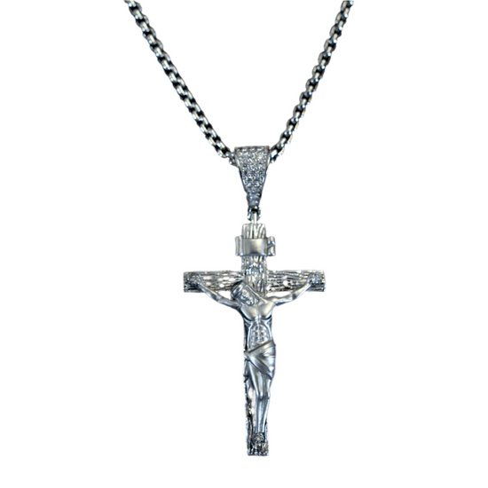 Iced Bail Crucifix
